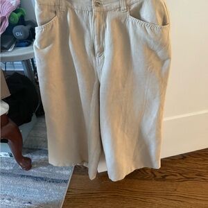 Erika Women's High Waist Shorts - Cream